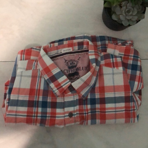 Plaid button up - Picture 1 of 3